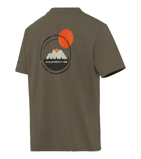 Original Porsche AHEAD T-Shirt, Herren, grün - WAP307-Konfig