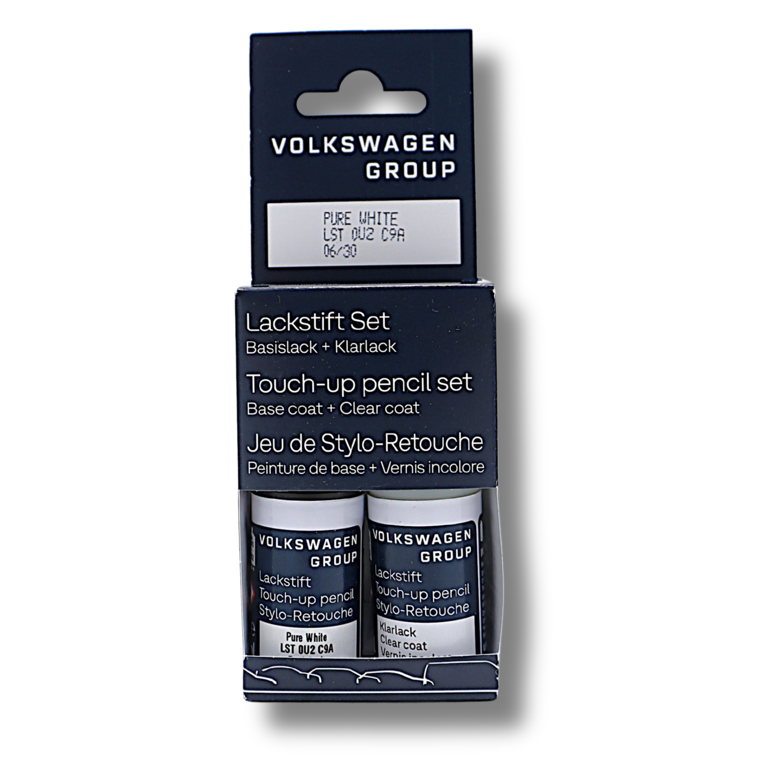 Original Audi VW SEAT Skoda Lackstiftset LC9A carraraweiss LST0U2C9A