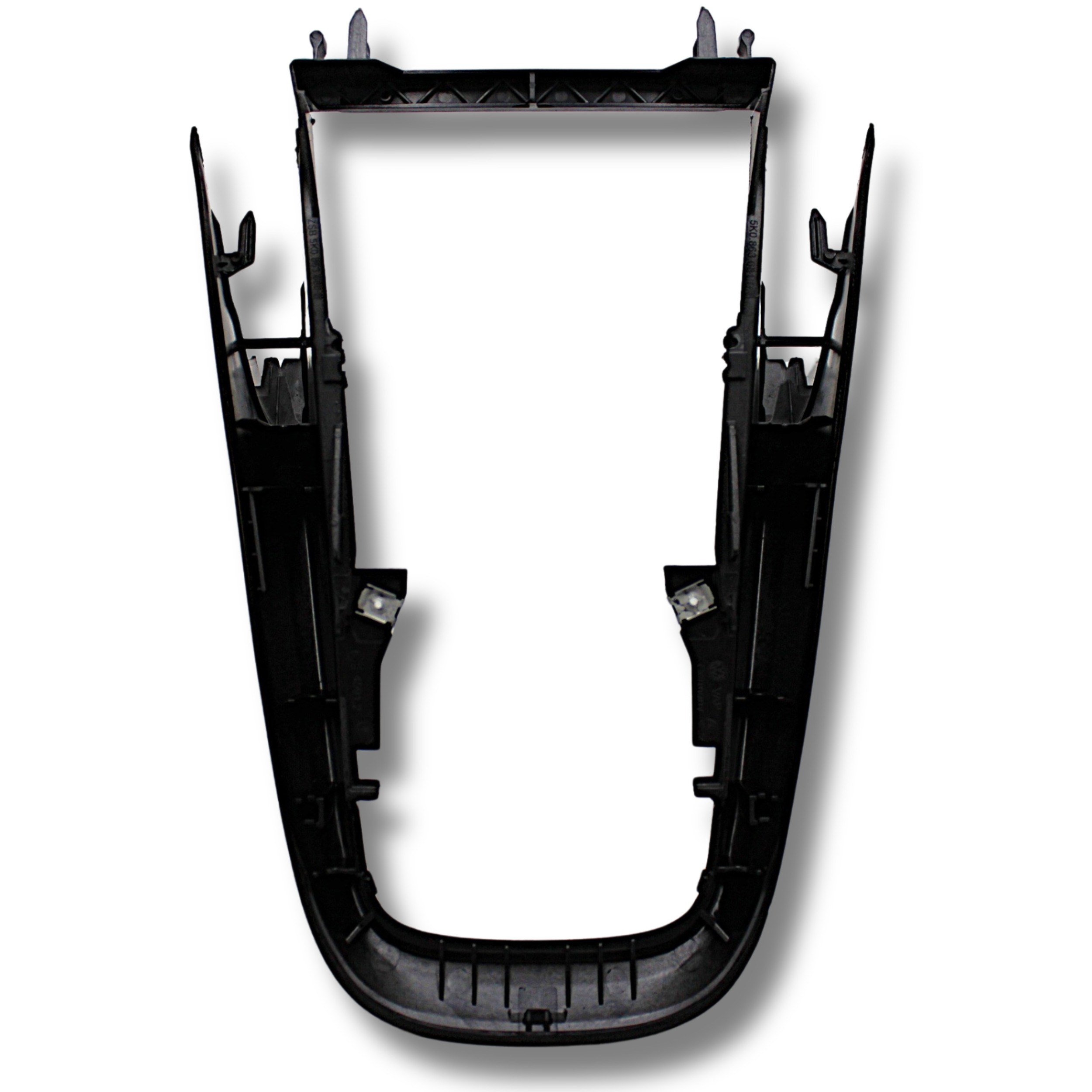 Original VW Golf Cabrio Golf Abdeckung für Mittelkonsole vorne, titanschwarz