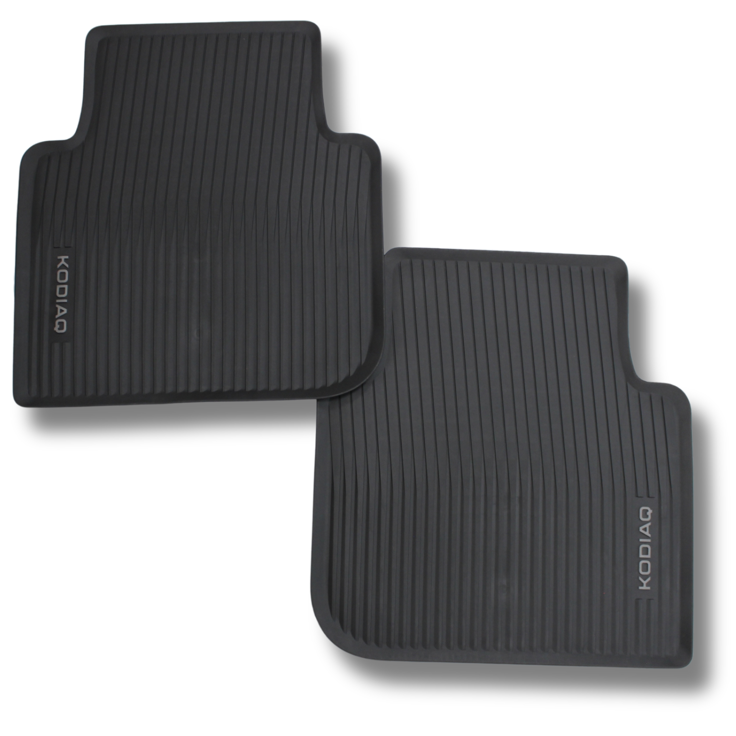 Original Skoda Kodiaq Allwetterfußmatten vorn & hinten schwarz