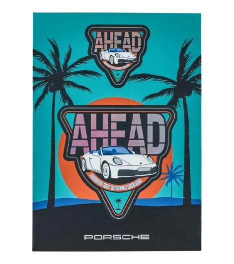 Original Porsche Sticker-Set AHEAD Ltd., mehrfarbig - WAP0508020SSTS