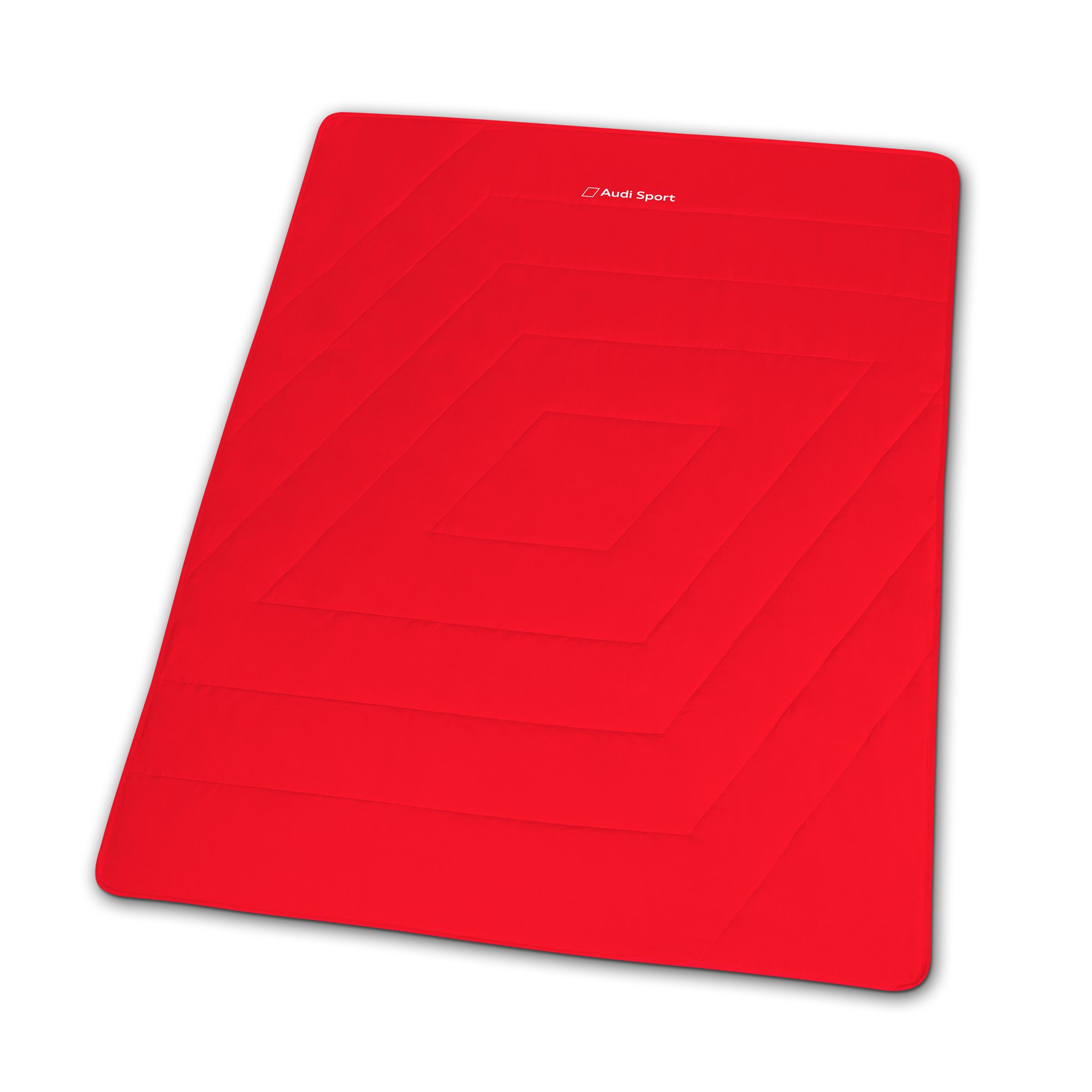 Original Audi Sport Picknickdecke, rot
