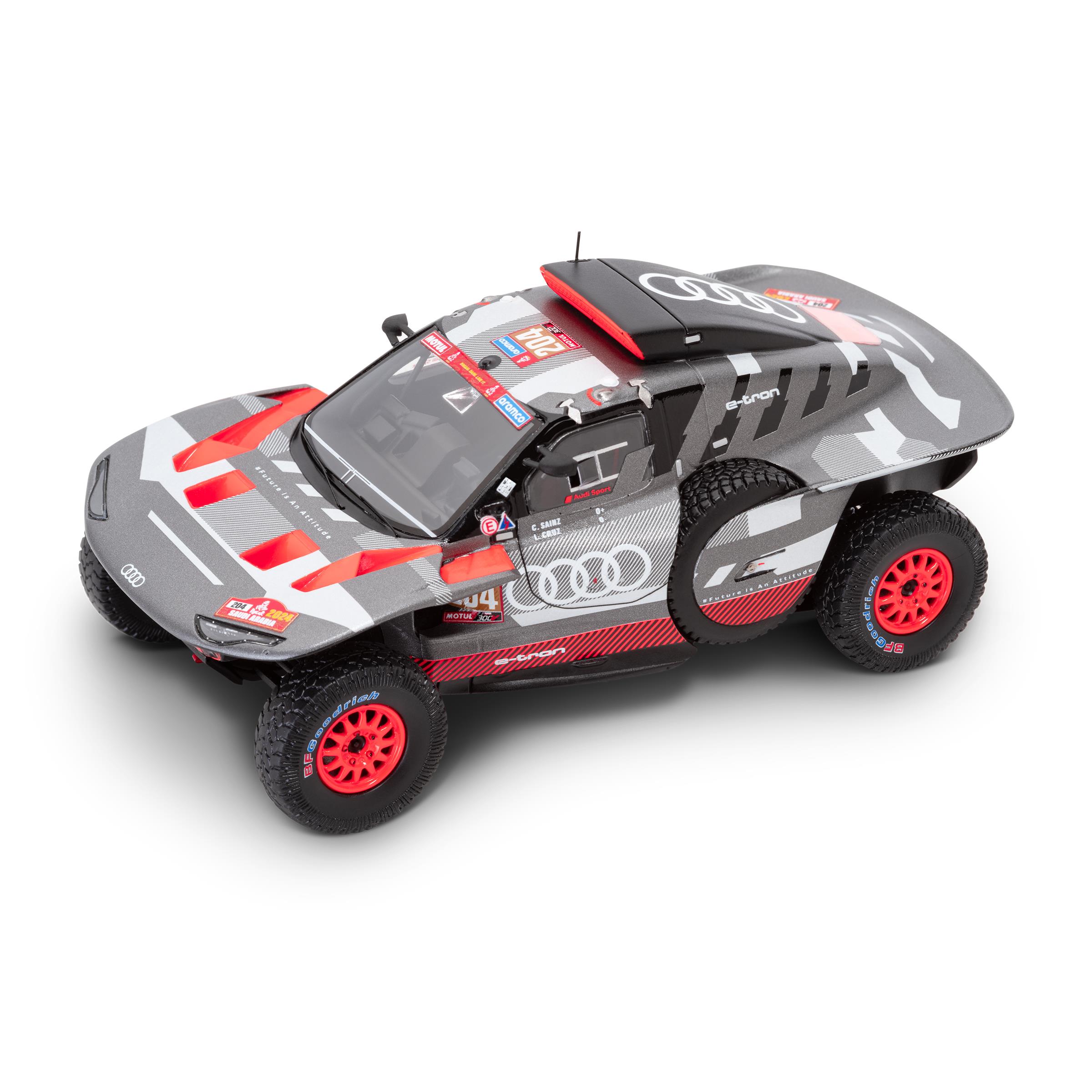 Original Audi RS Q e-tron, Dakar 2024, Sainz/Cruz, 1:18