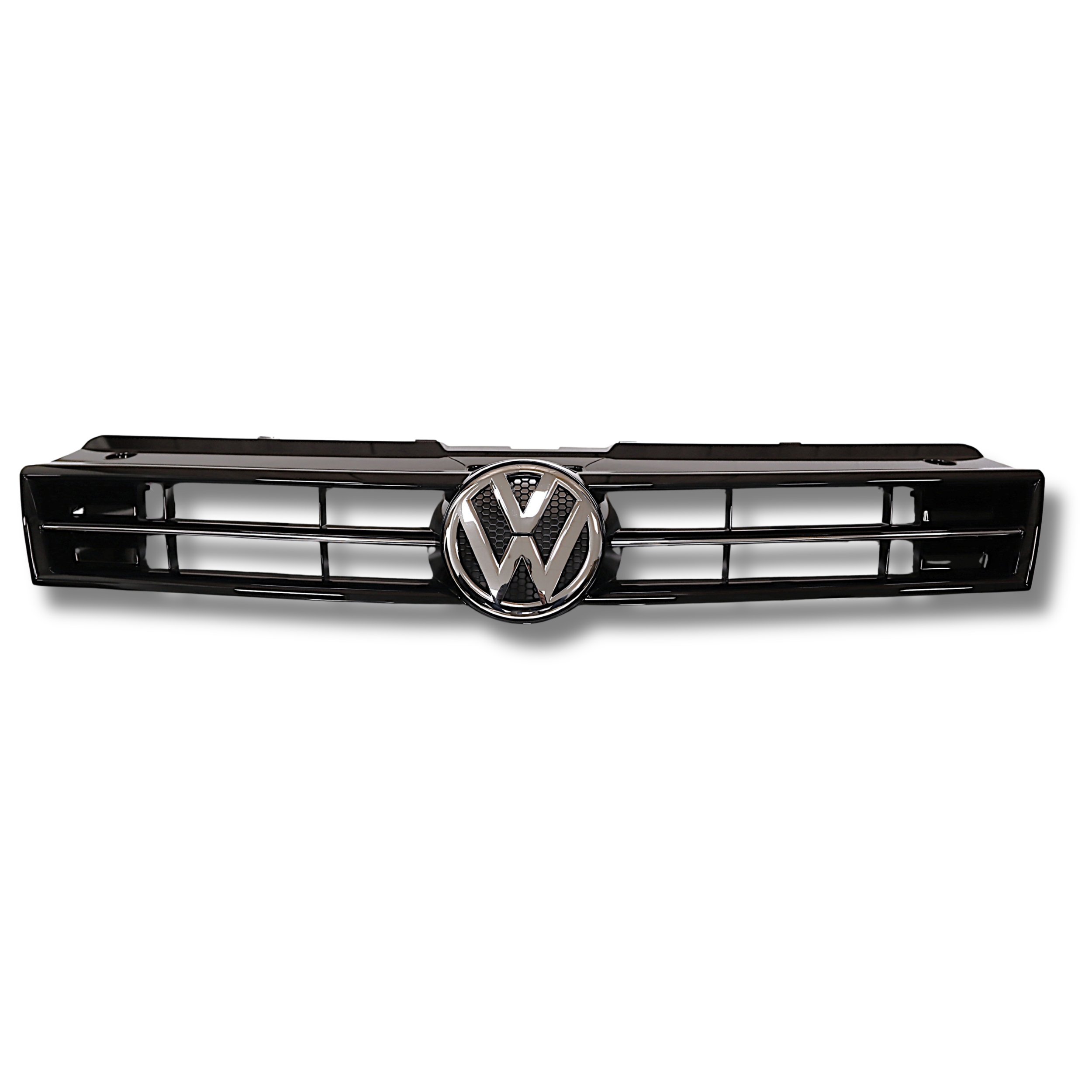 Original VW Kühlergrill, schwarz hochglänzend/chromglanz – 6R0853651TFOD