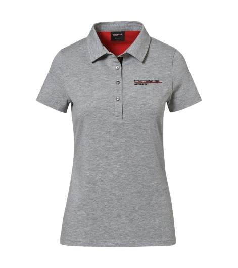 Original Porsche Motorsport Polo-Shirt, grau - WAP805-Konfig