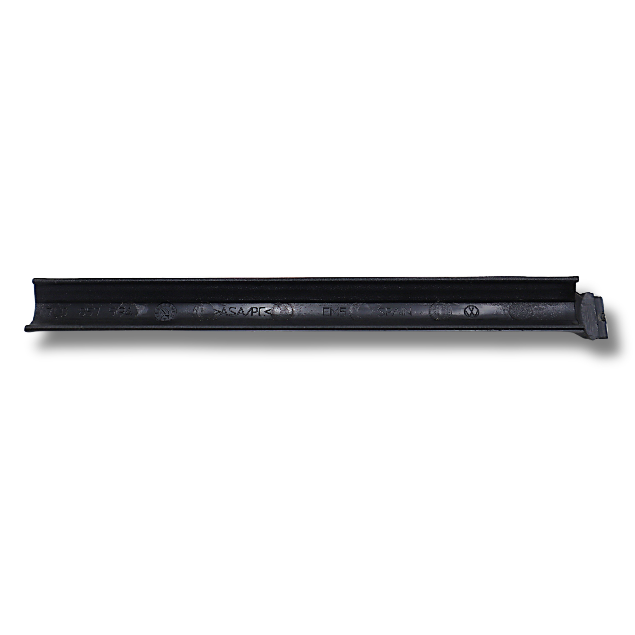 Original VW Caddy Touareg Kabelführung-Oberteil vorne Innenspiegel Regensensor, satinschwarz
