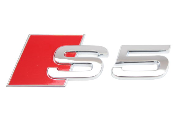 Original Audi S5 Schriftzug Emblem 8T0853735  2ZZ Aufkleber selbstklebend 