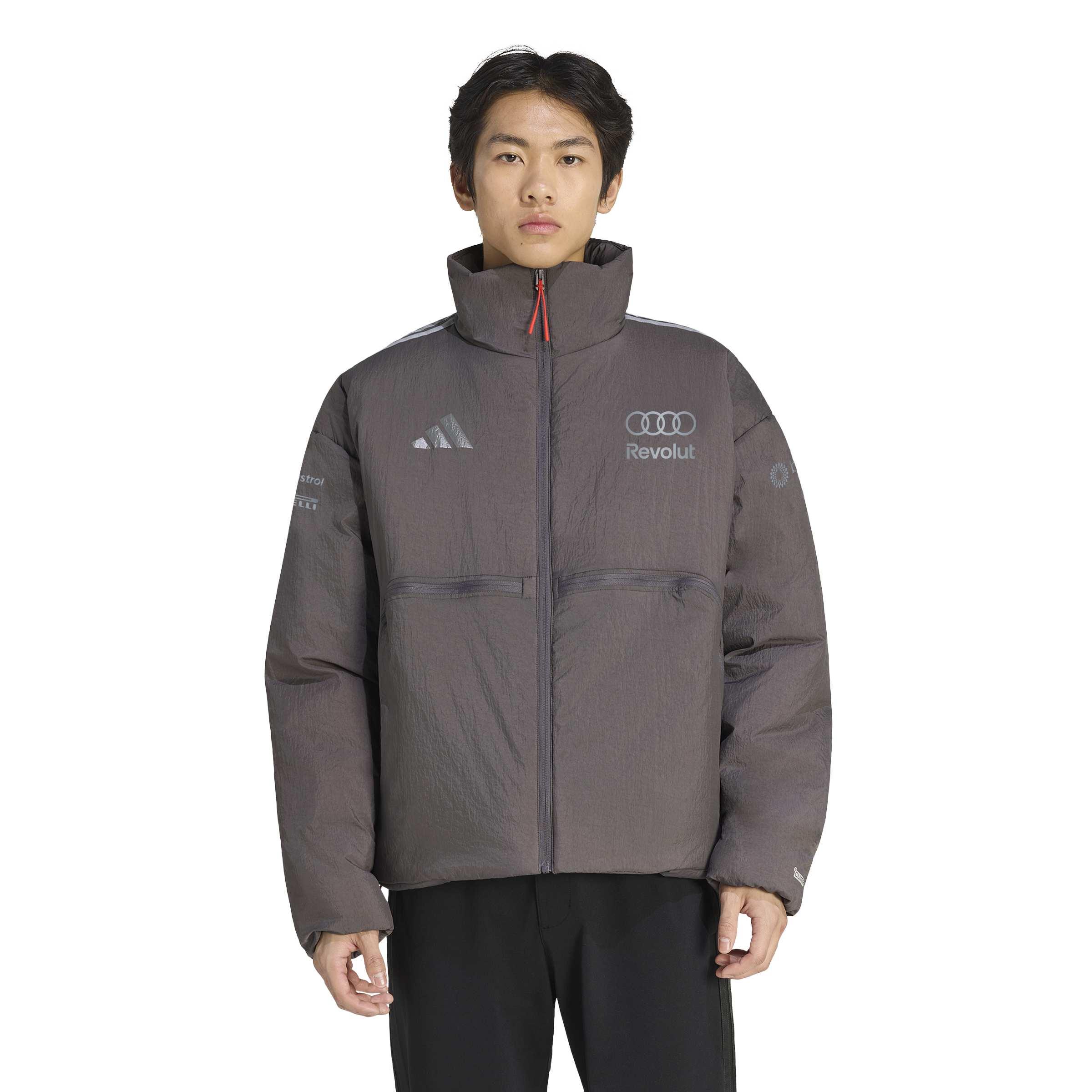 Original Audi Formel 1 Engineers Padded Jacket grau, Herren - 31326024-Konfig