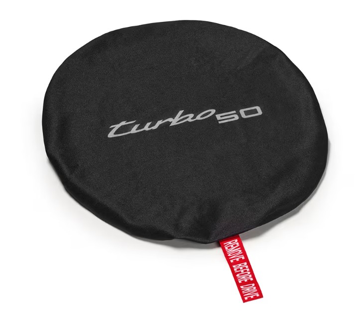 Original Porsche Indoor-Car-Cover "turbo 50" inklusive Lenkrad-Cover - 99204401213