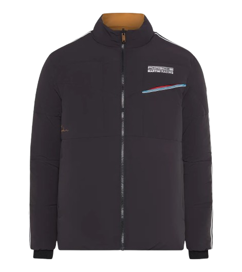 Original Porsche Martini Racing Wendejacke, Herren, schwarz-braun - WAP410-Konfig