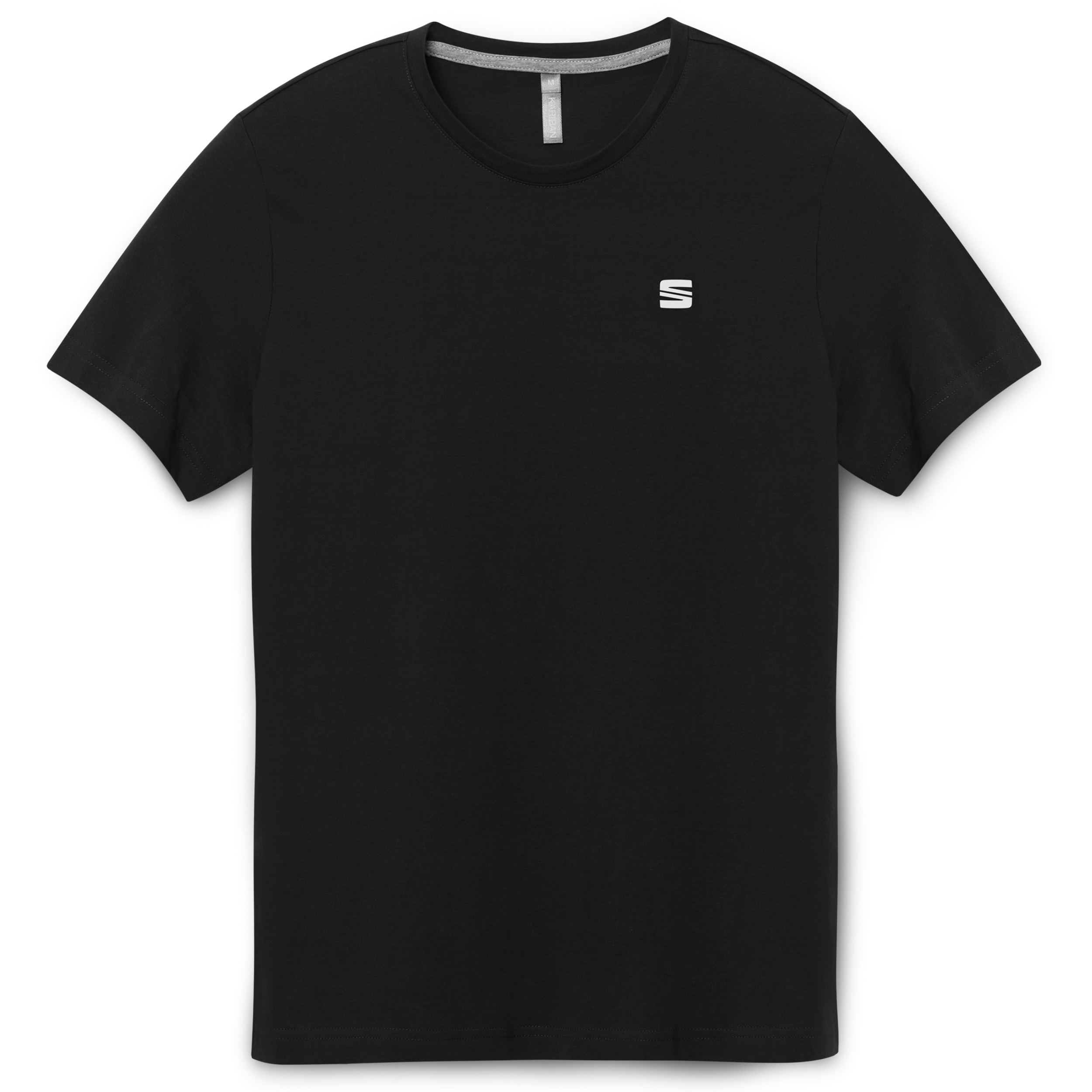 Original SEAT Basic T-Shirt Herren schwarz