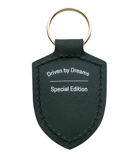 Original Porsche Schlüsselanhänger Driven by Dreams 75Y, grün - WAP0503520RWSA