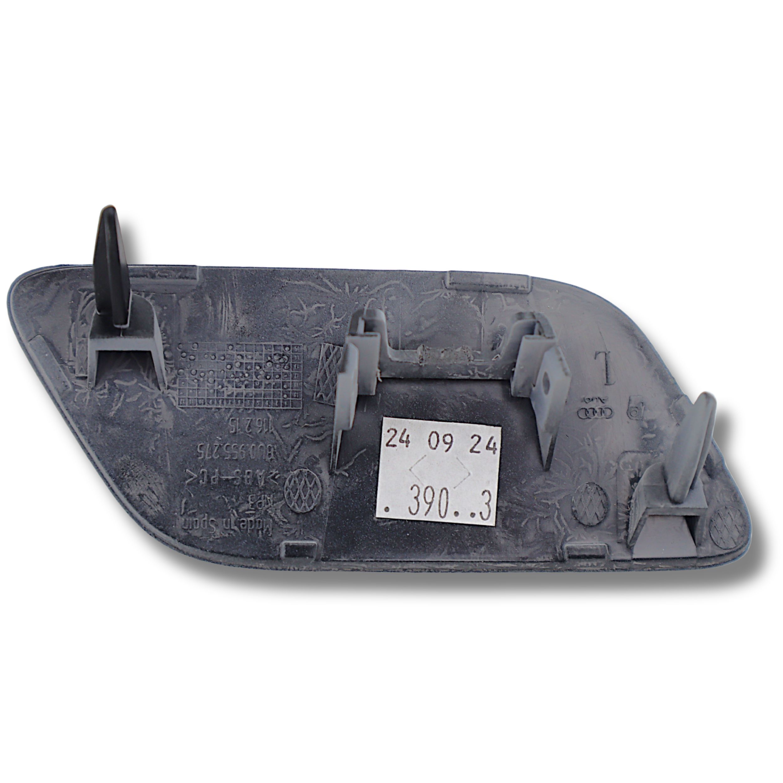 Original Audi Q3 Abdeckkappe Scheinwerferwaschanlage Stossfänger Kappe vorne links grundiert