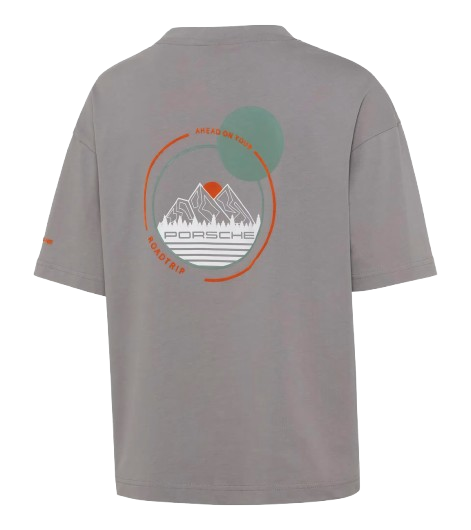 Original Porsche Tshirt, Damen, grau -WAP304-Konfig