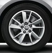 Original Audi A4 Komplettradsatz 7,0Jx16, Winterreifen 205/60 R16 92H