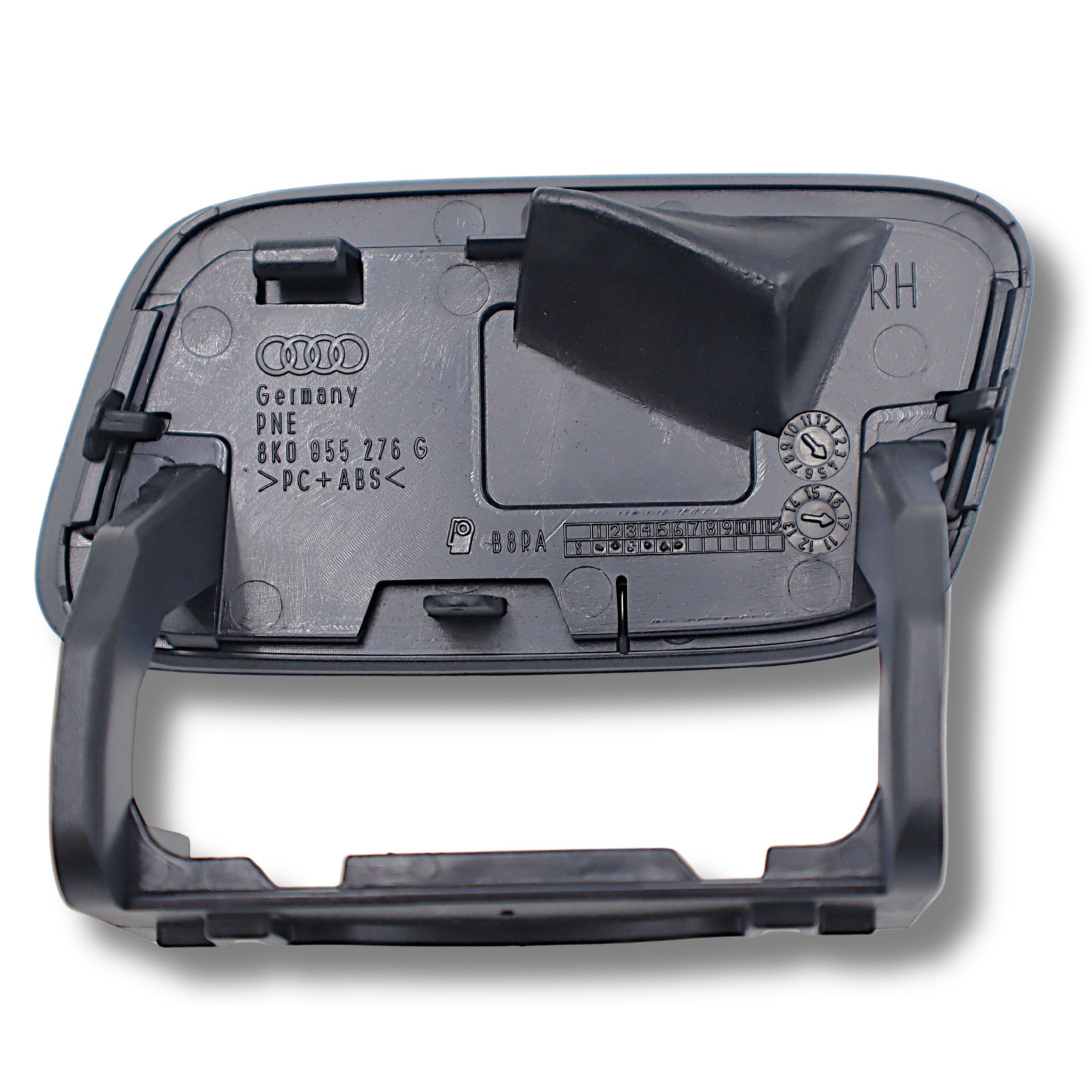 Original Audi A4 Abdeckkappe Scheinwerferwaschanlage Stossfänger Kappe vorne rechts grundiert