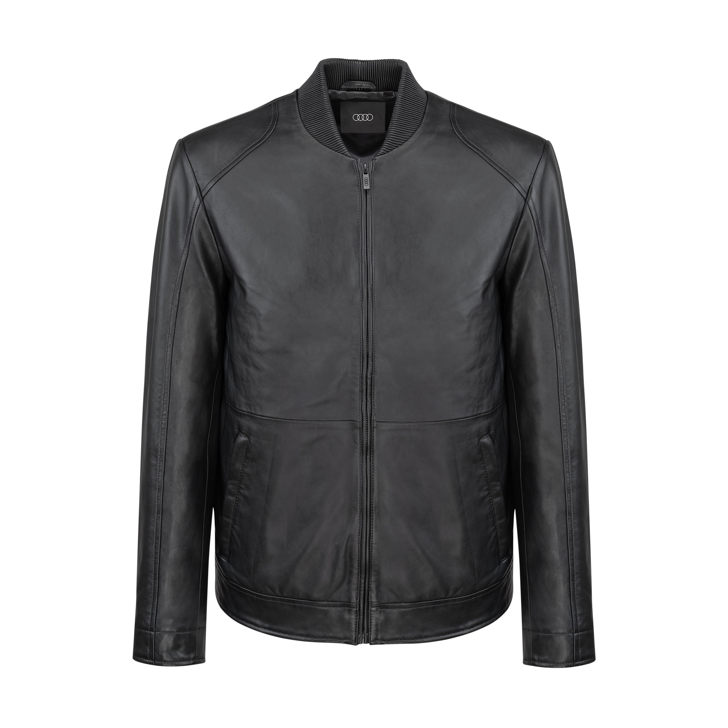 Original Audi Lederjacke, Herren, schwarz