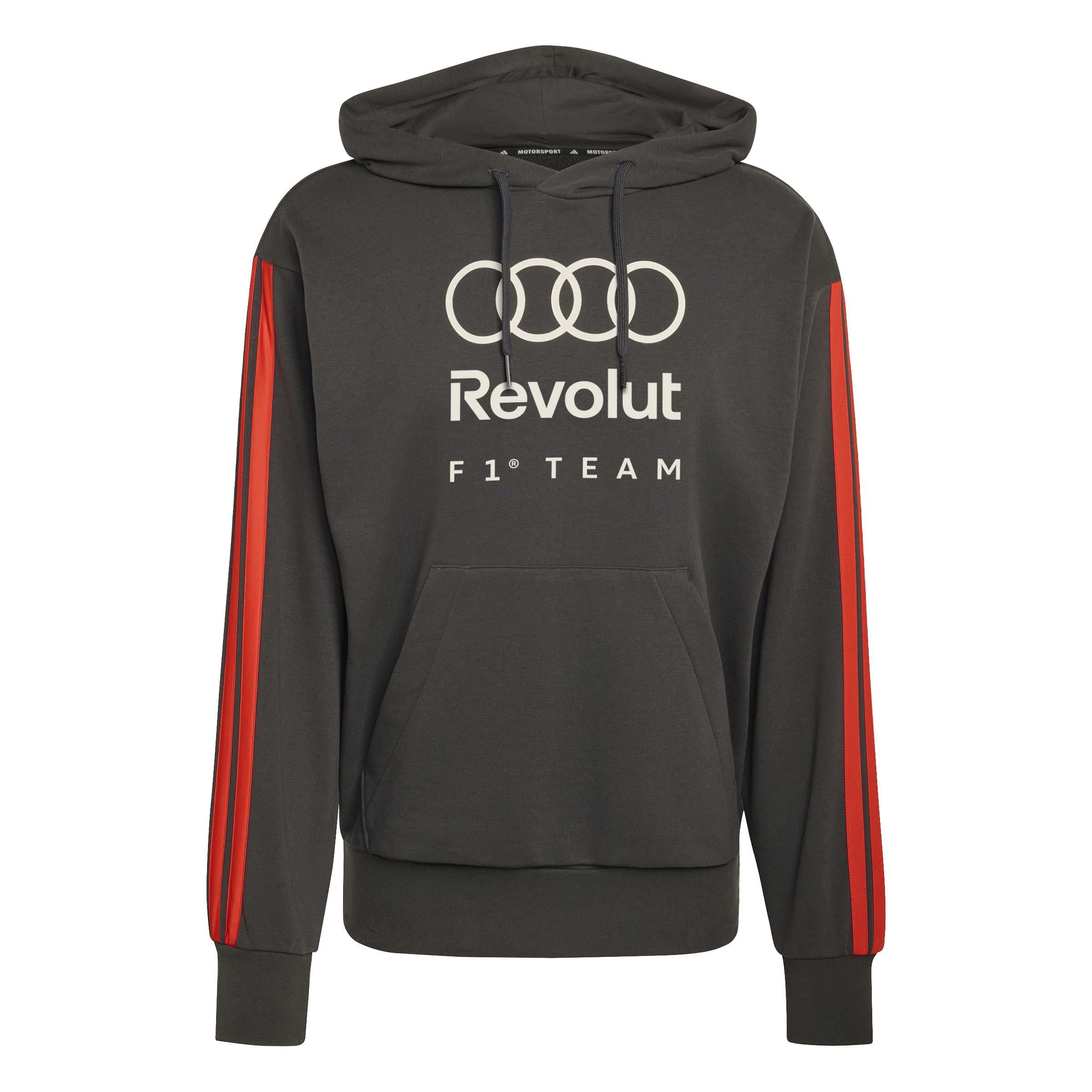 Original Audi Formel 1 Fan Hoodie Herren, schwarz-grau 313260040-1