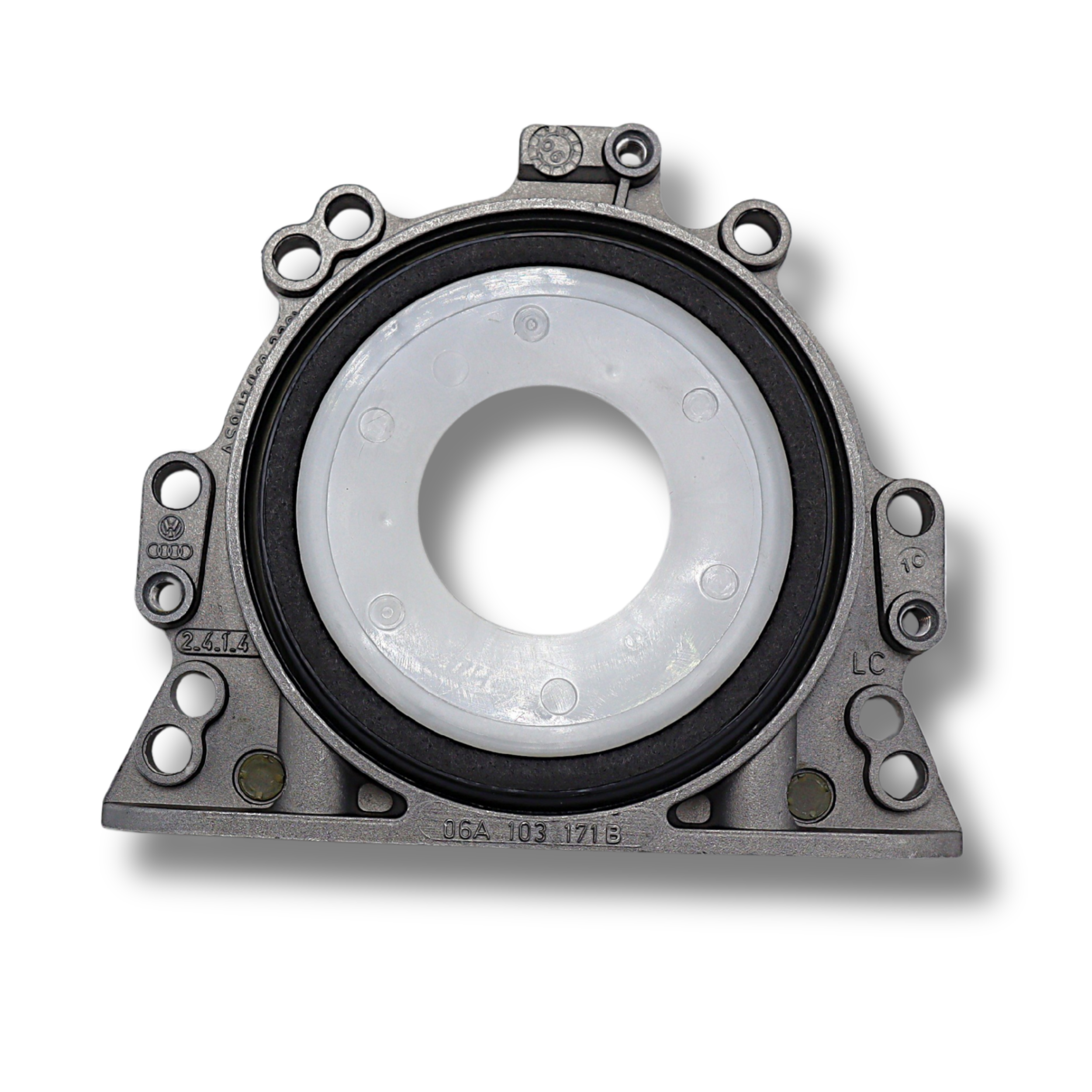 Original Audi A3 A4 VW Golf Polo Seat Alhambra Leon Skoda Fabia Superb Dichtflansch hinten getriebeseitig 06A103171A