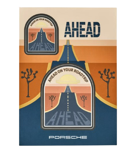 Original Porsche Sticker-Set AHEAD Ltd., mehrfarbig - WAP0508020SSTS
