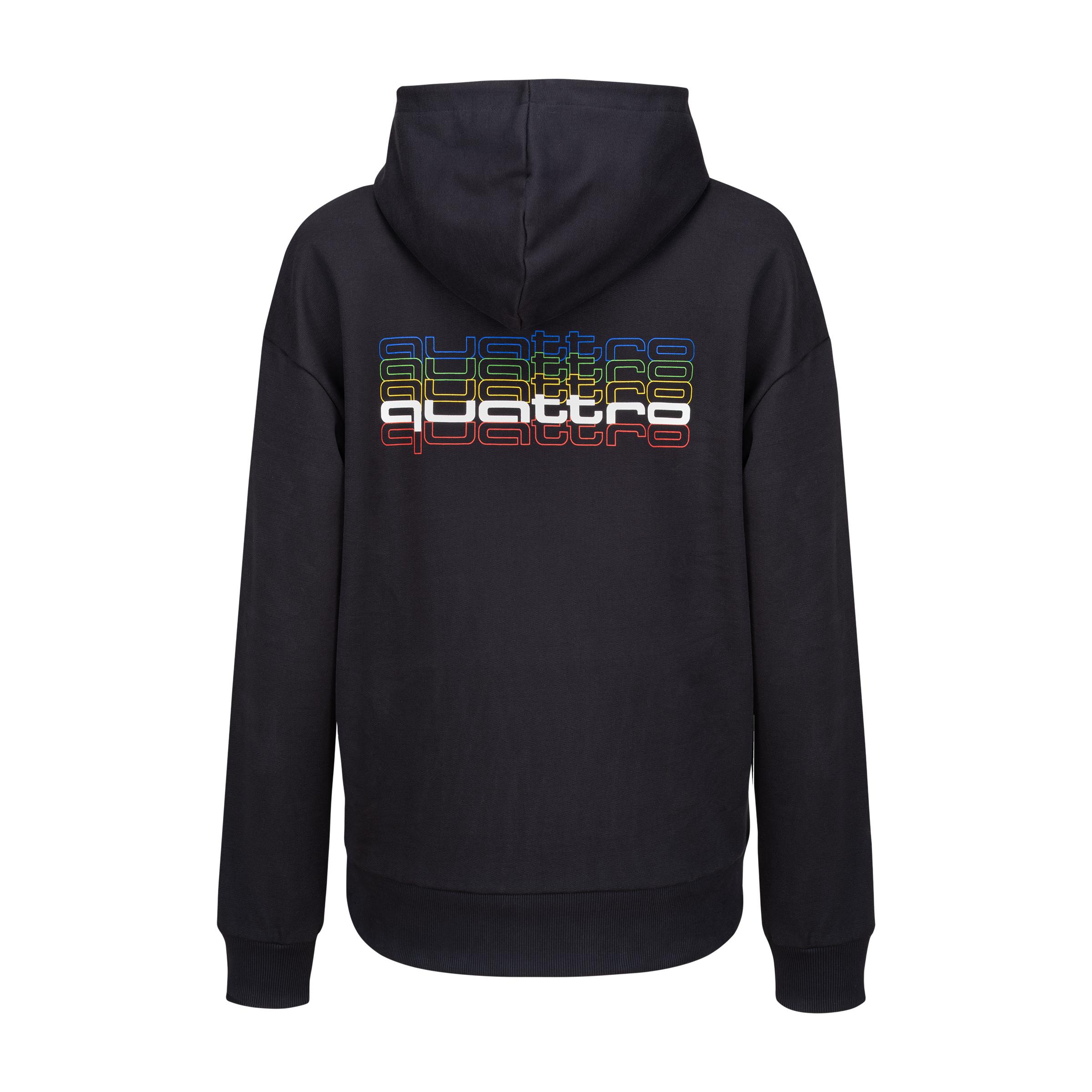 Original Audi quattro pulse Hoodie, Unisex, schwarz