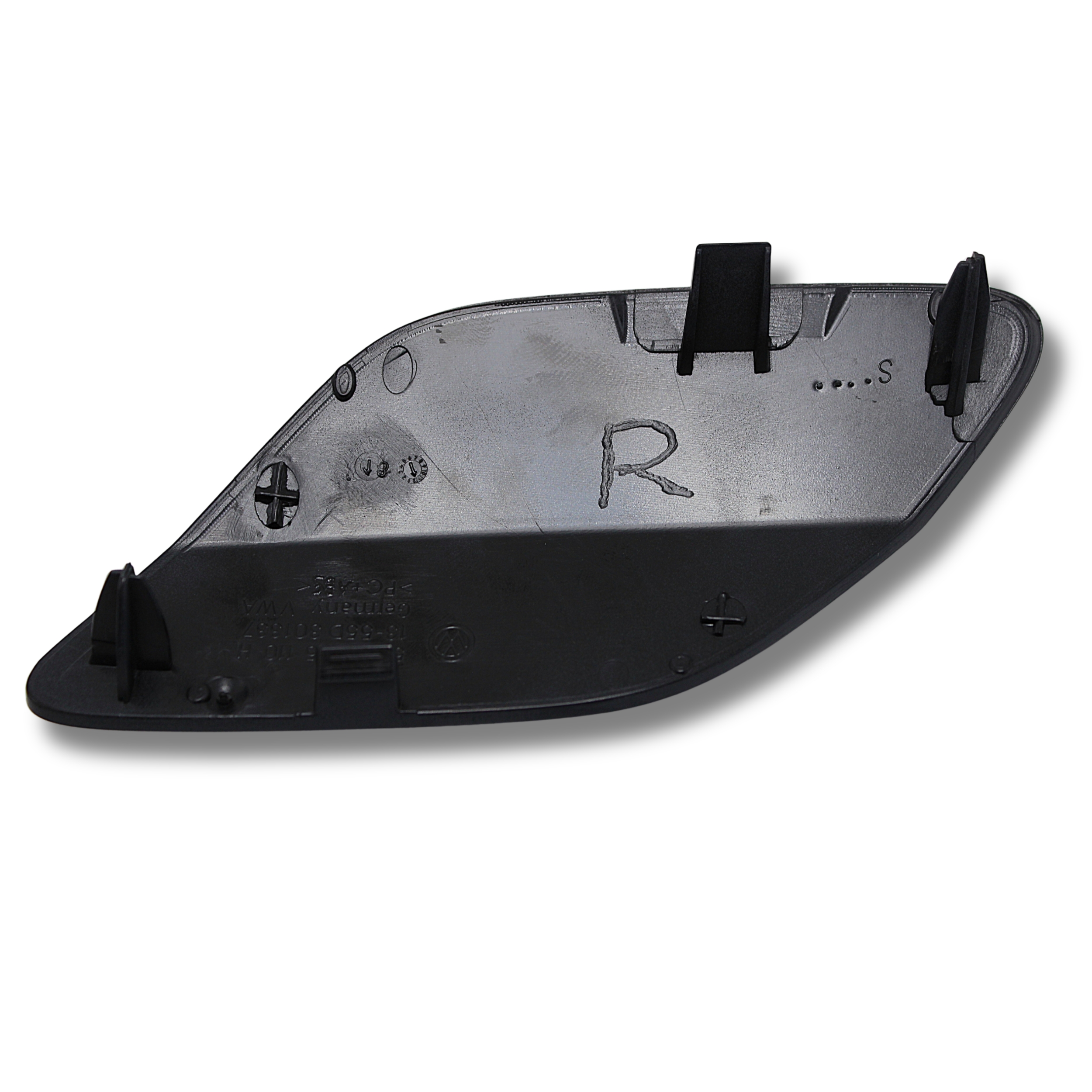 Original VW Abdeckkappe Scheinwerferwaschanlage Stossfänger grundiert vorne rechts - 5M0955110HGRU