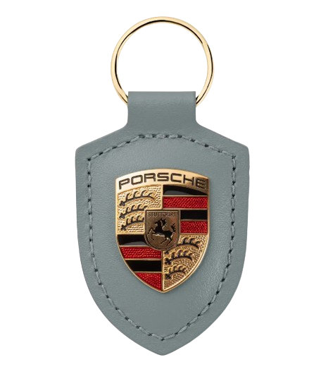 Porsche Schlüsselanhänger Shadegreen - Wappen