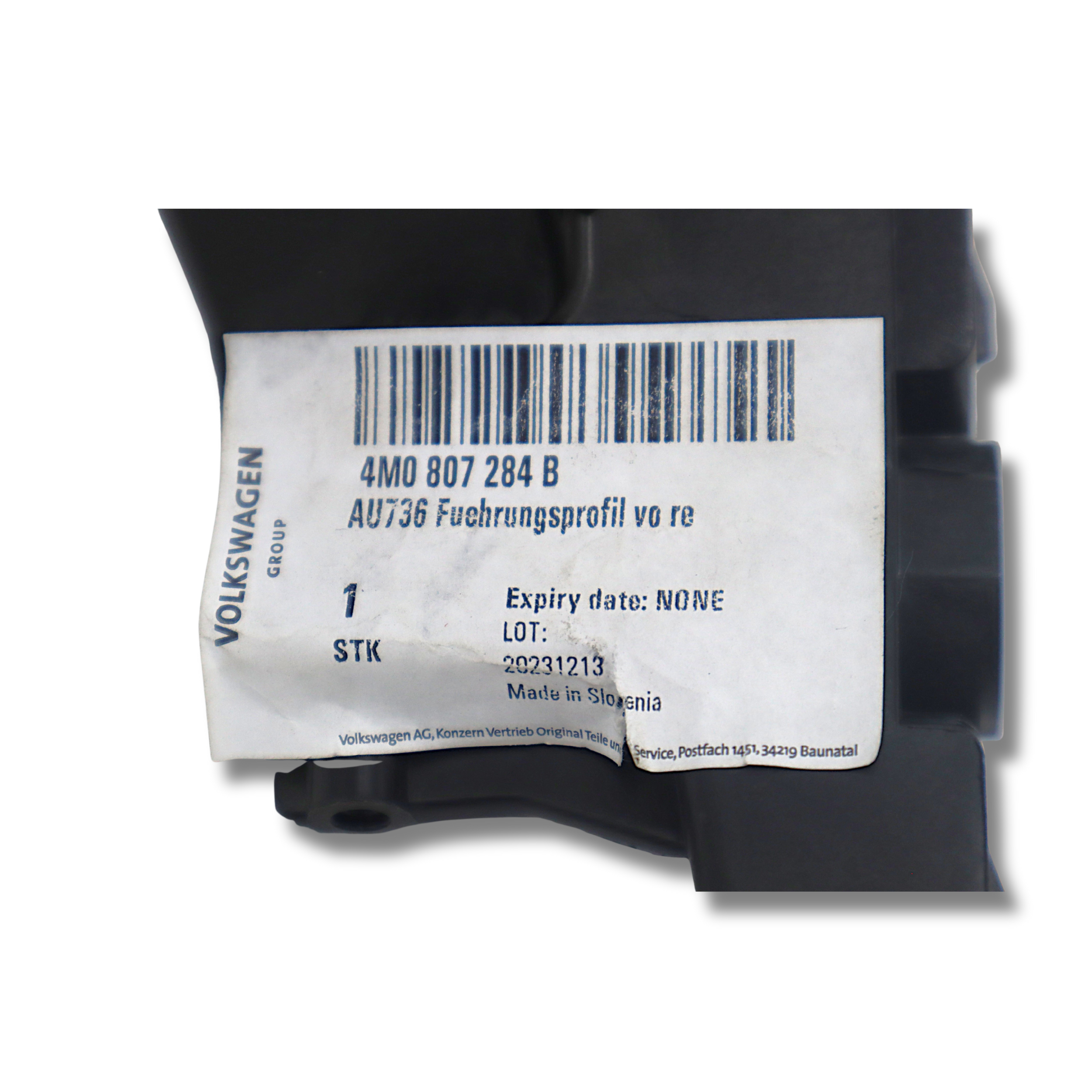 Original Audi Q7 Führungsteil vorne rechts für Stossfängerträger