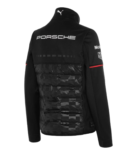 Original Porsche Motorsport Replika Softshelljacke, Damen, schwarz - WAP431-Konfig