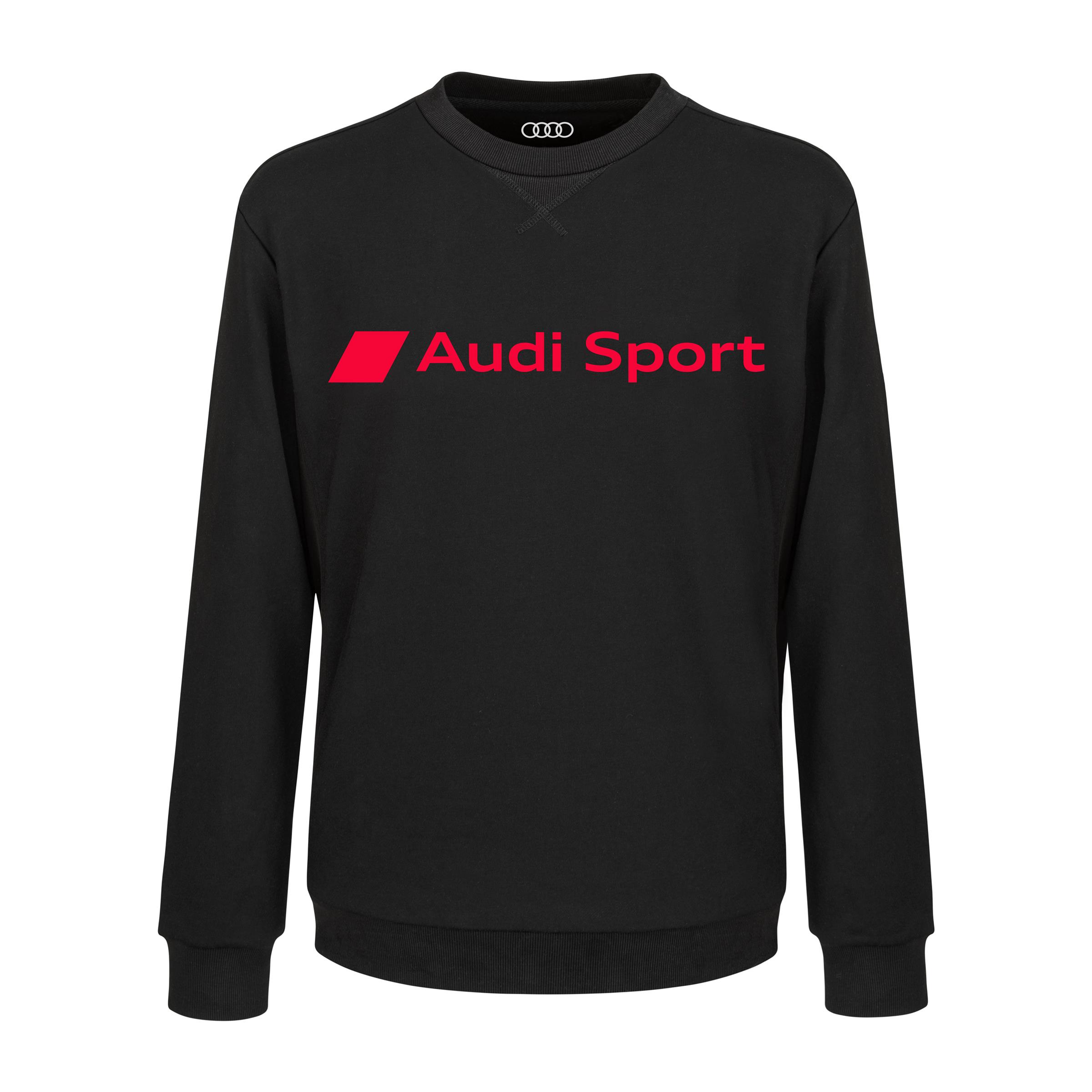 Original Audi Sport Sweater, Herren, schwarz