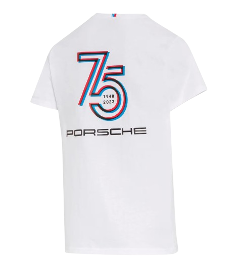 Original Porsche T-shirt 75Y, weiß - WAP1300-Konfig