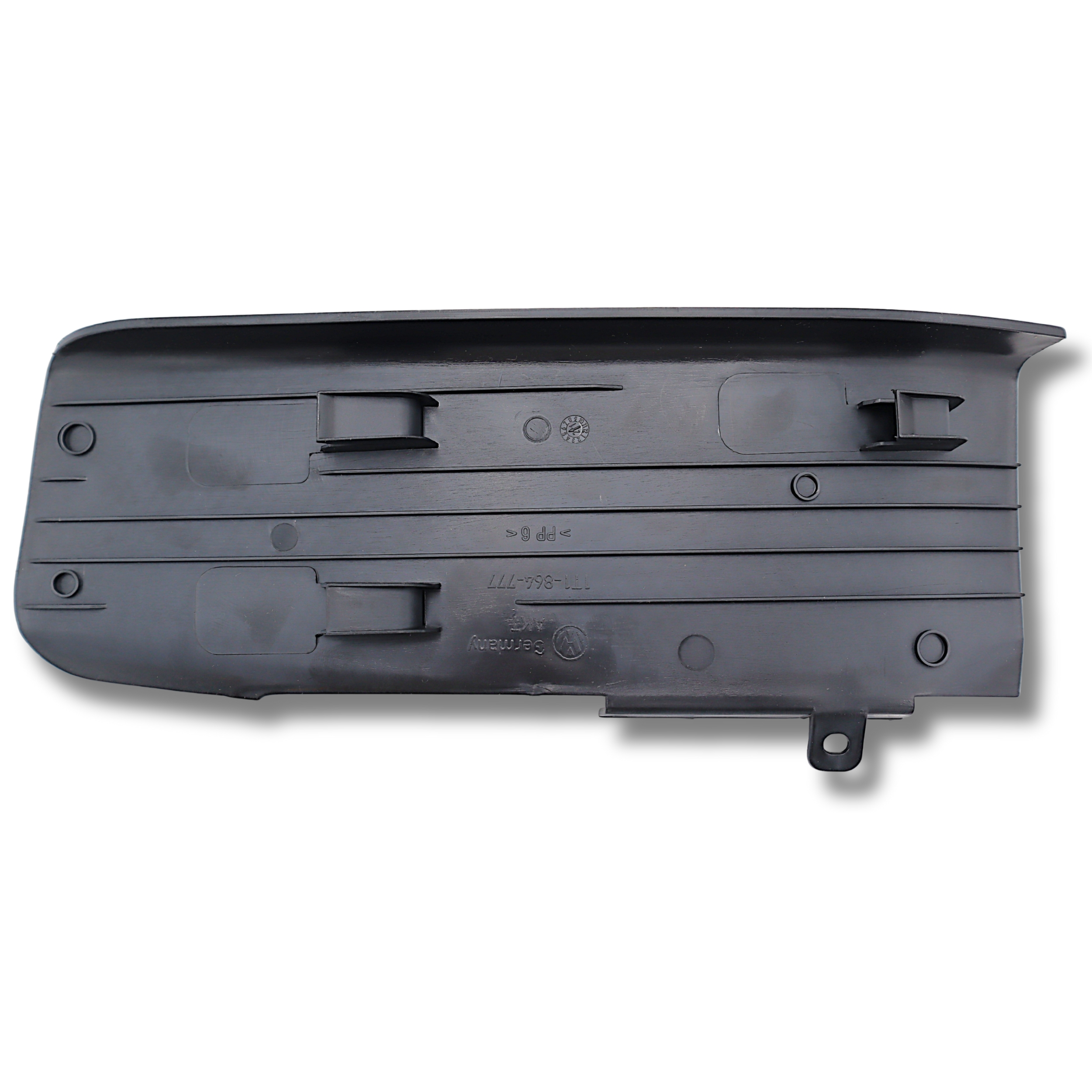 Original VW Caddy Touran Auflage für Fußstütze vorne, satinschwarz