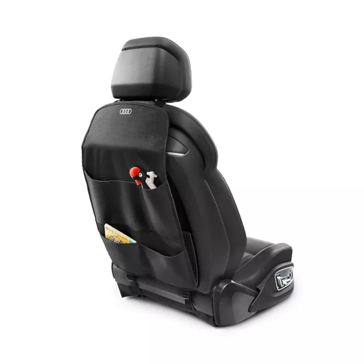 Original Audi Rückenlehnenschutz mit vier Aufbewahrungsfächern