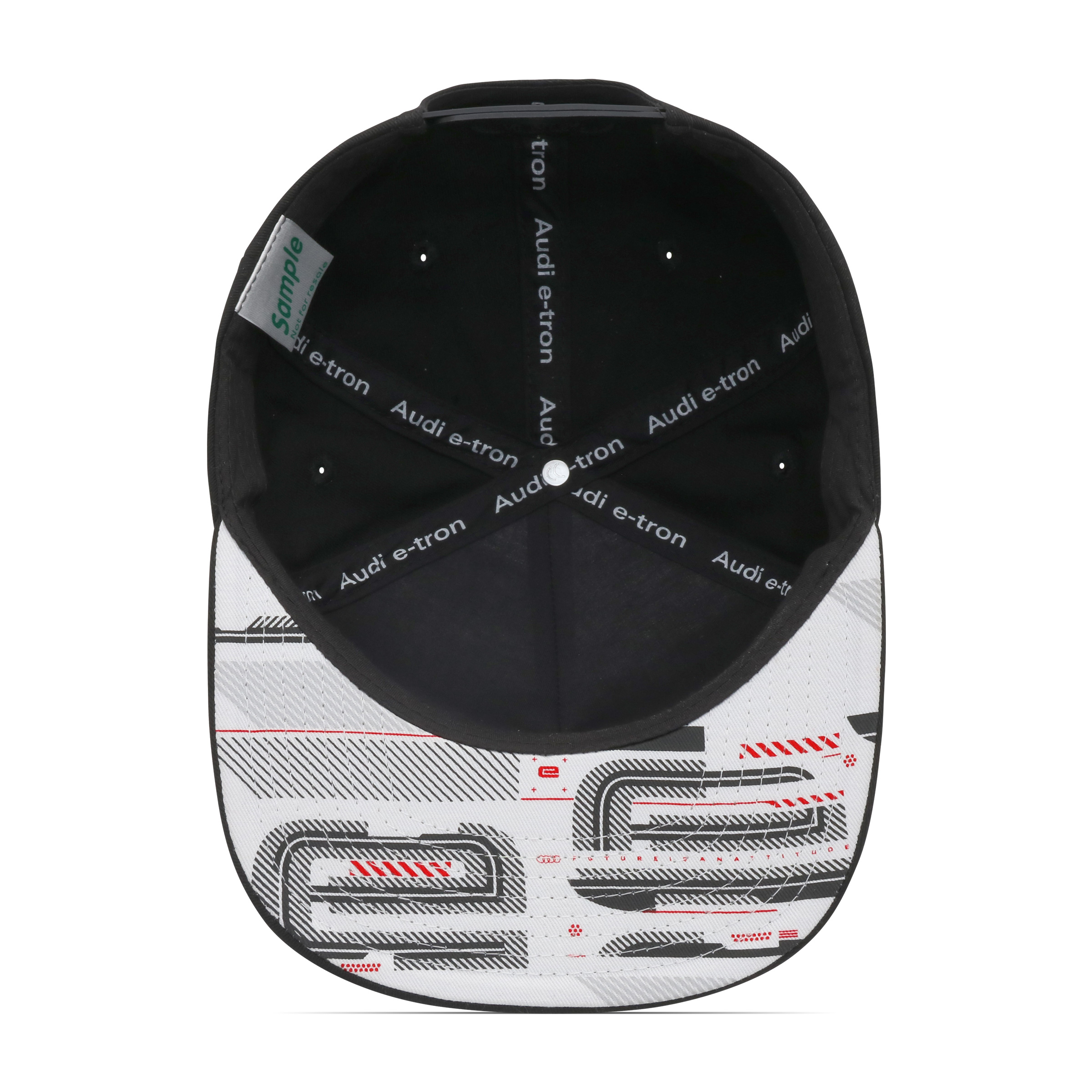 Original Audi Snapback Cap e-tron Baseballkappe Baseballcap Basebcap schwarz 
