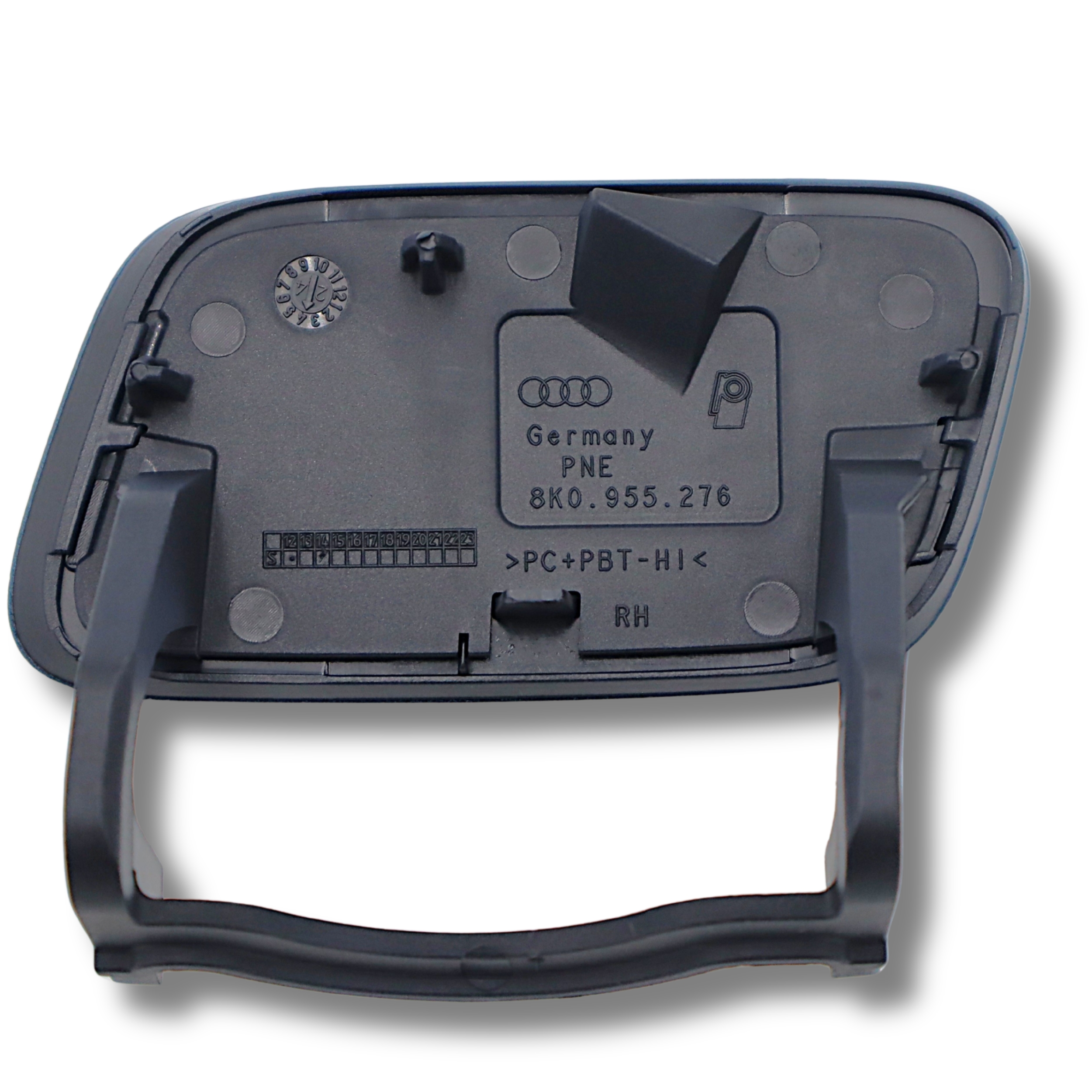 Original Audi A4 Abdeckkappe Scheinwerferwaschanlage Stossfänger Kappe vorne rechts grundiert