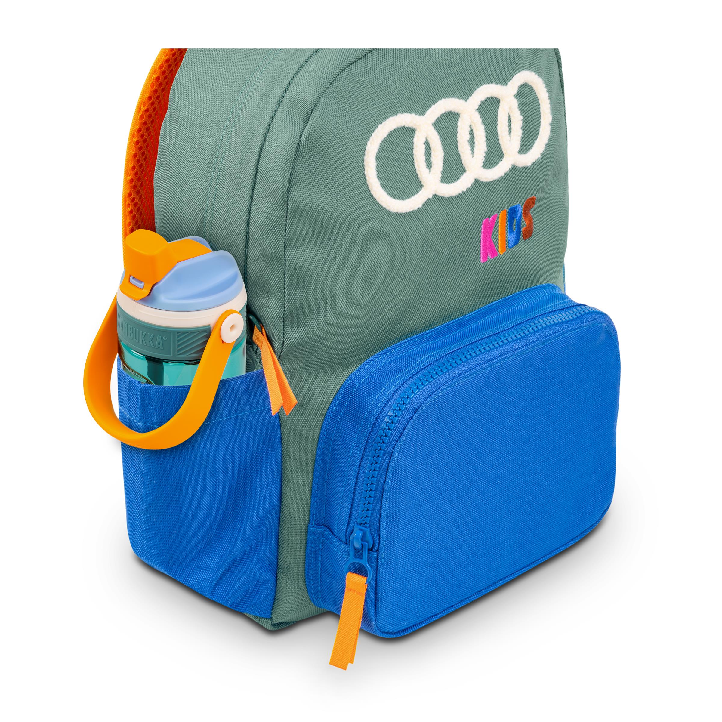 Original Audi Rucksack, Kleinkinder, blau-grün