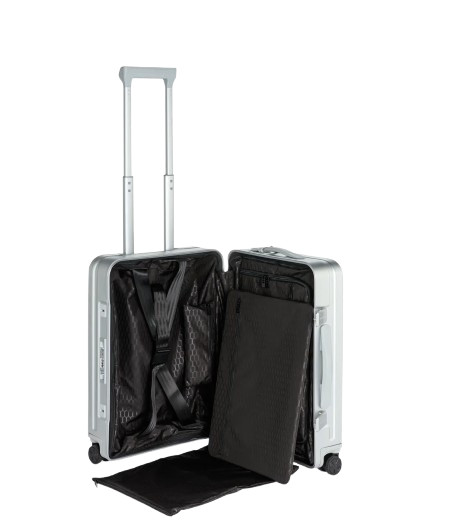 Original Porsche Business Hardcase Trolley Koffer S Aluminium, silber - WAP0350320SALU