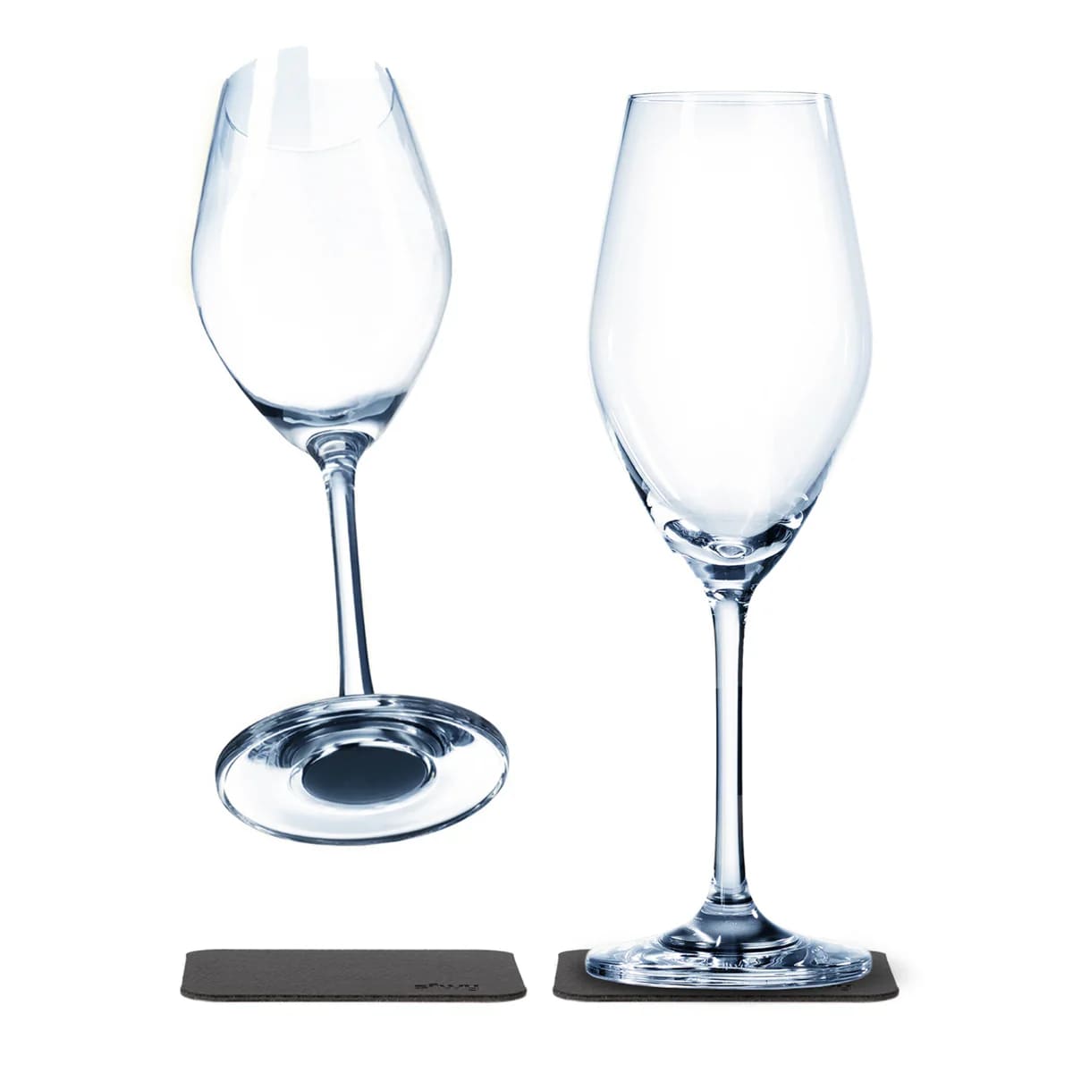 Silwy Magnet-Kristallgläser CHAMPAGNER 0,2 l