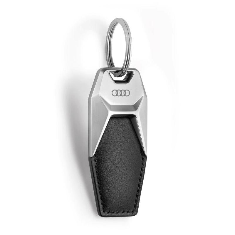Original Audi Schlüsselanhänger Leder Ringe