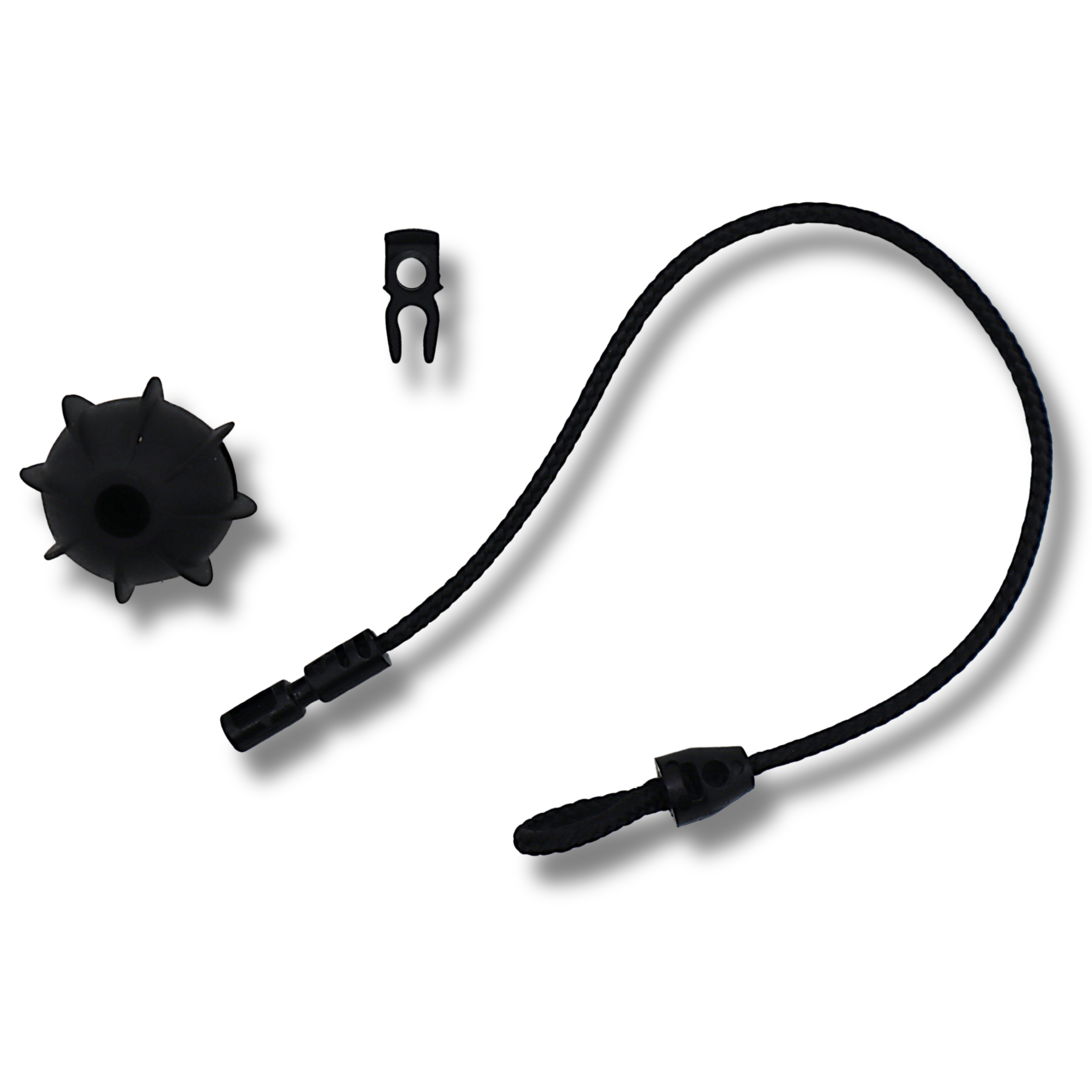 Original VW Scirocco Halteband Kofferraumabdeckung satinschwarz, Laderaumabdeckung