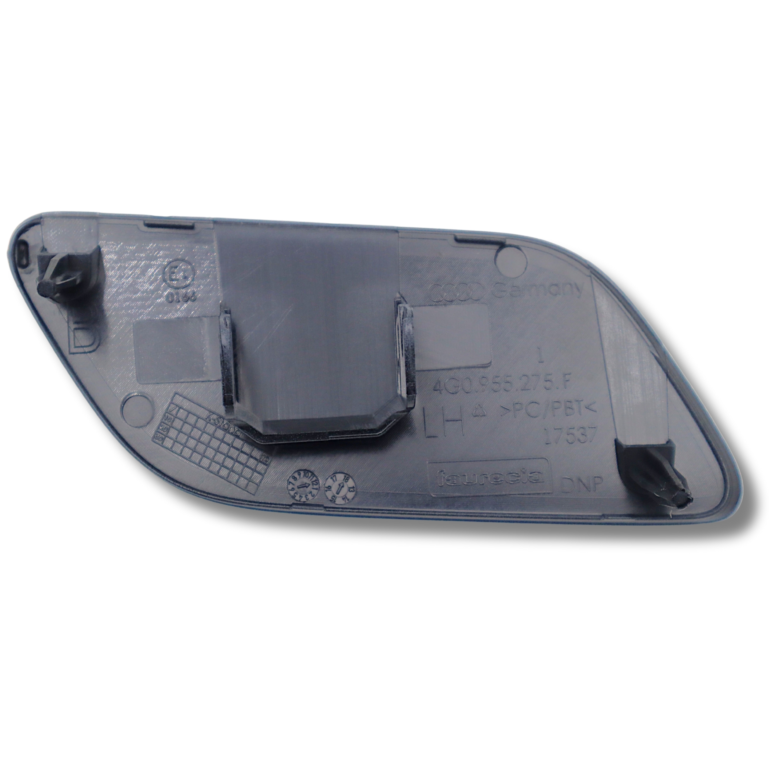 Original Audi A6 Abdeckkappe Scheinwerferwaschanlage Kappe Stossfänger vorne links grundiert