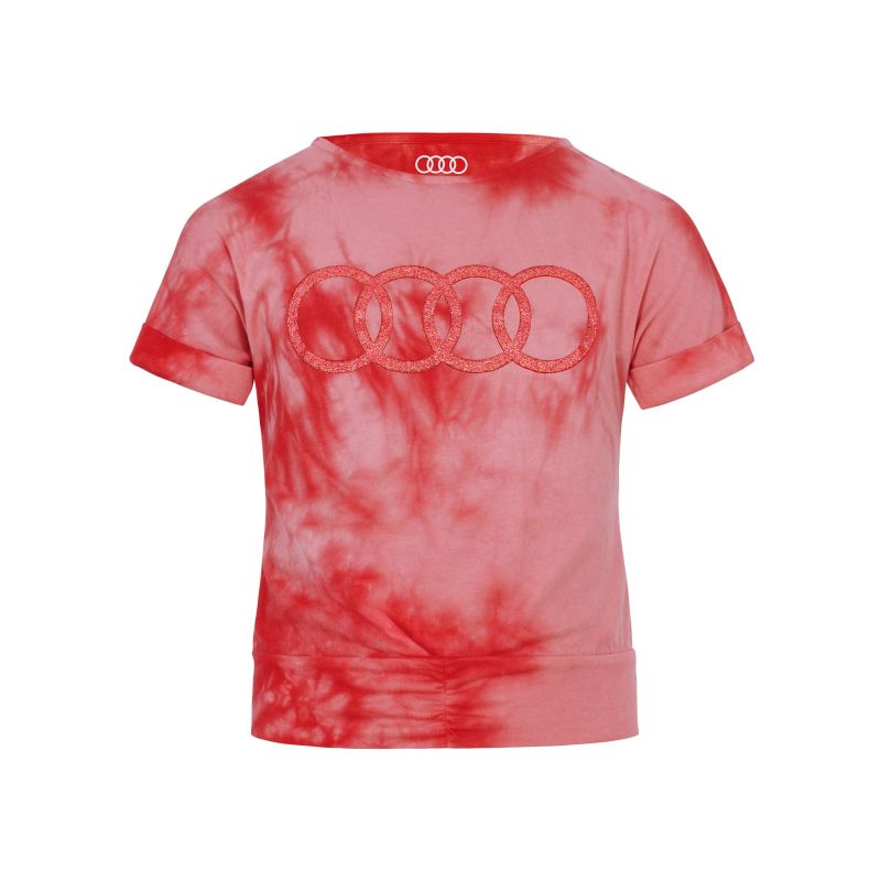 Original Audi Shirt Mädchen, Kinder, rot T-Shirt