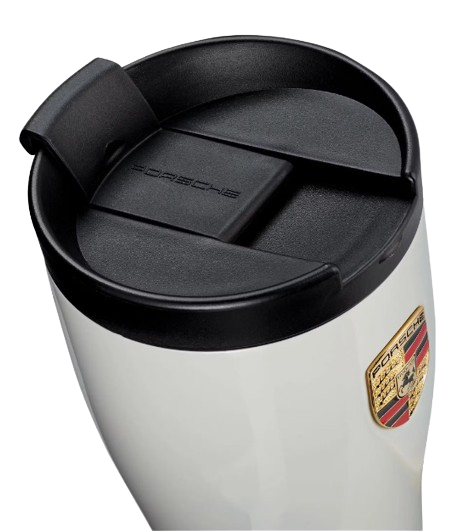 Original Porsche Thermobecher – Turbo No. 1 Logo Wappen Emblem Becher