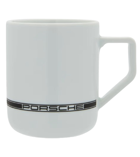 Original Porsche Cup Tasse mit Schriftzug, weiß - WAP05015226CUP