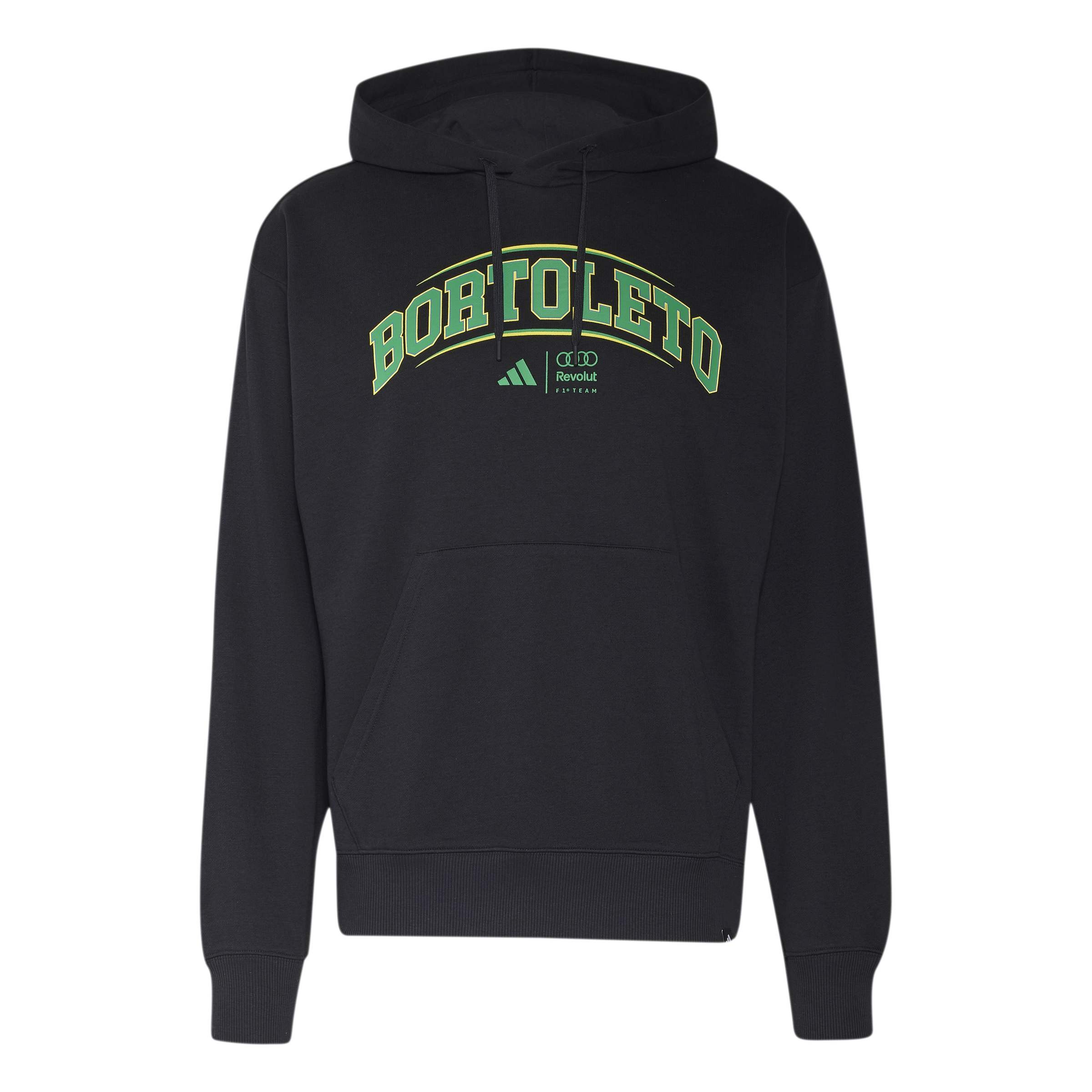 Original Audi Formel 1 Fan Hoodie Bortoleto III Herren, schwarz