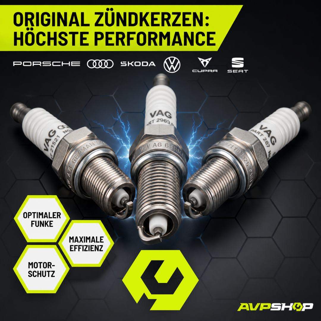 Drei Original VAG Zündkerzen