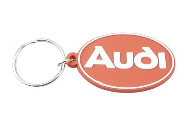 Original Audi Heritage Schlüsselanhänger aus Gummi