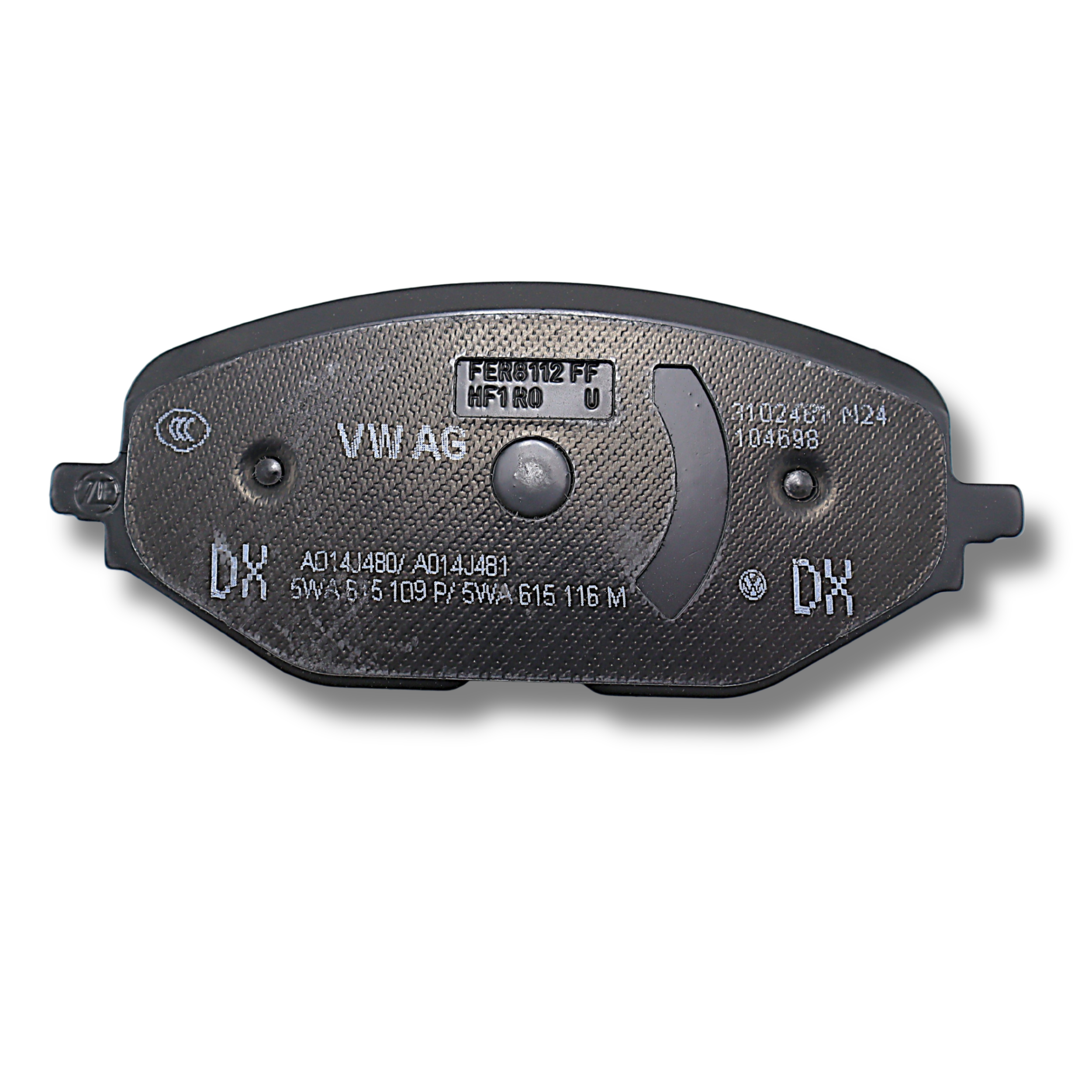 Original VW SEAT Škoda Bremsbeläge vorne 288x25mm – 5WA698151P