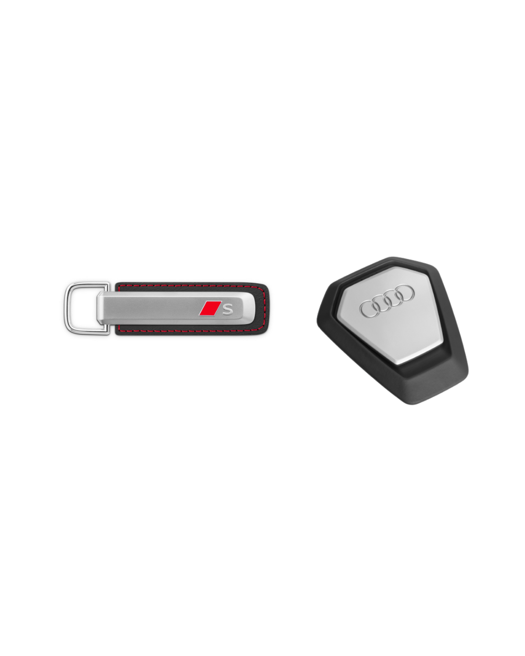 Original "SET" Audi Schlüsselanhänger Leder S & Duftspender Singleframe