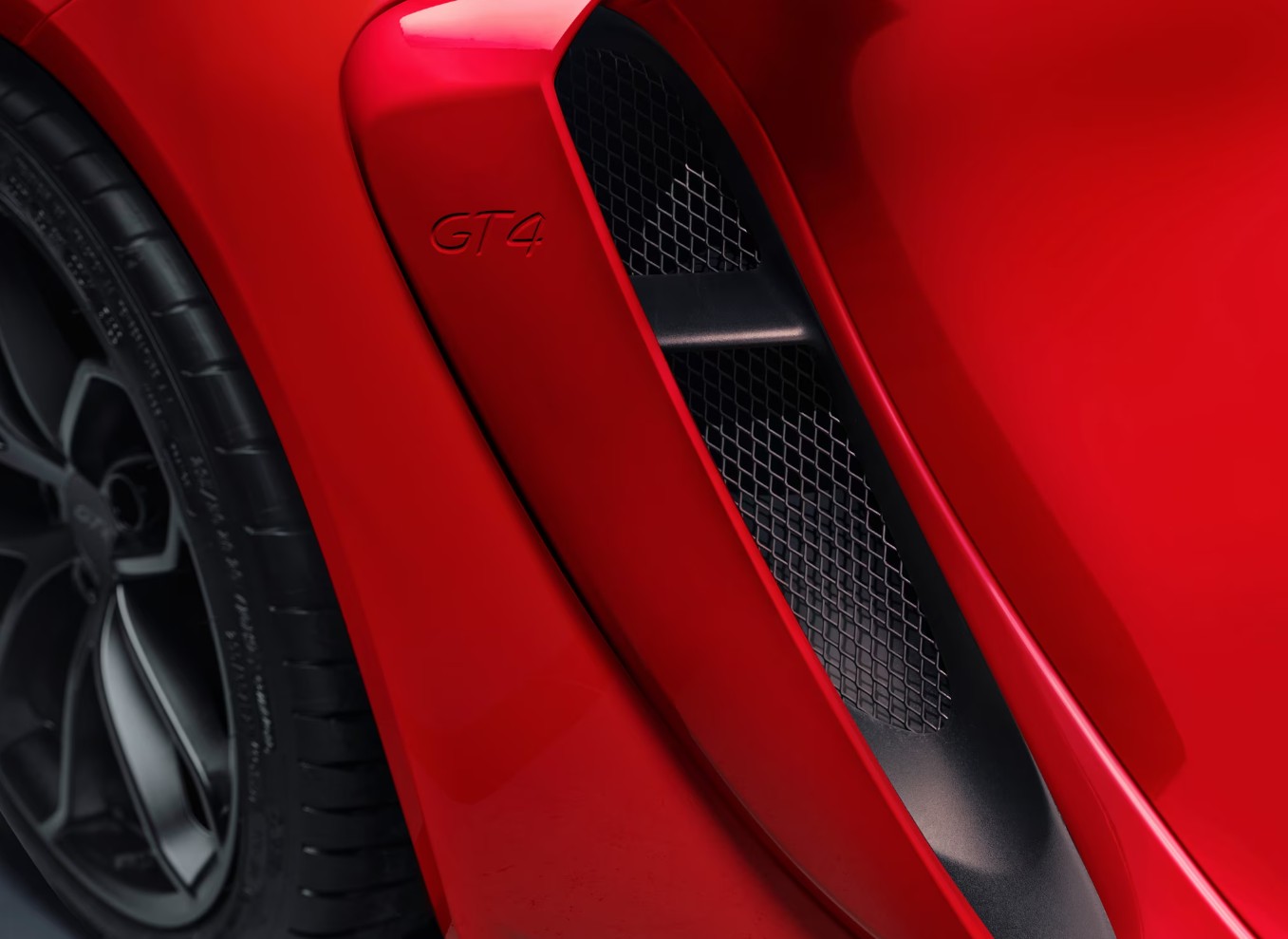 Original Porsche Lufteinlassgitter für Cayman GT4 982 - 98204480652